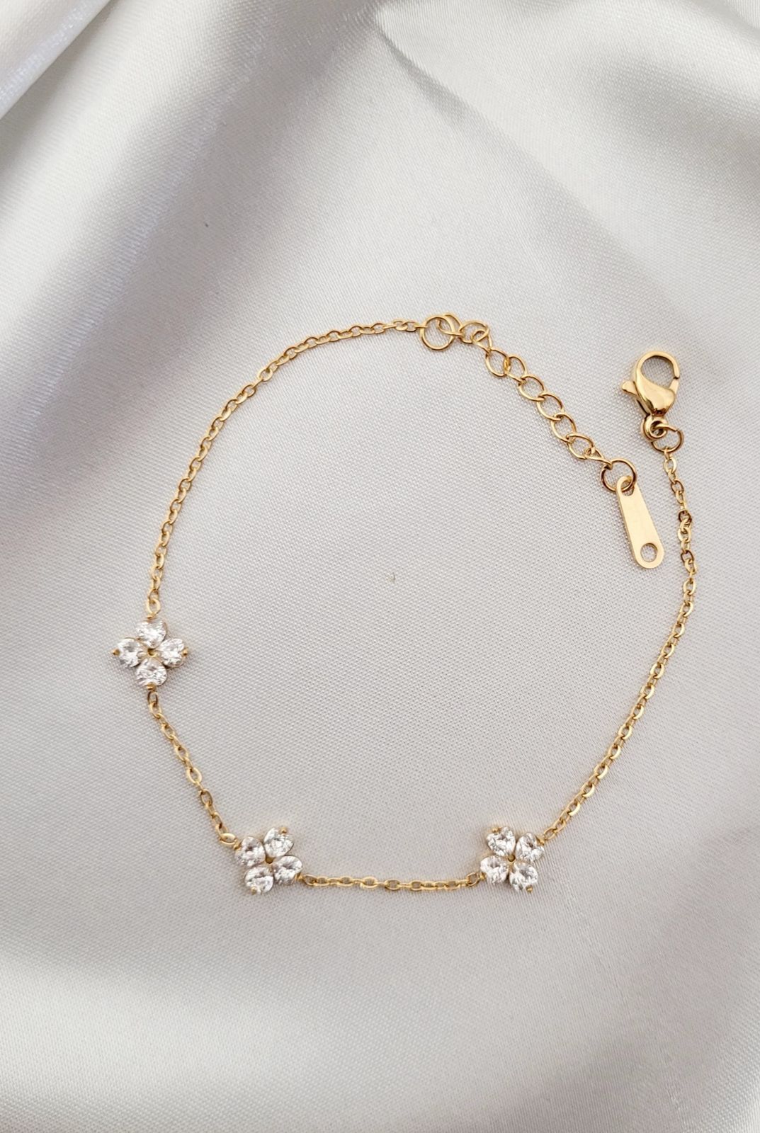 Flora Luxe 18K Gold-Plated Bracelet