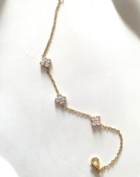 Flora Luxe 18K Gold-Plated Bracelet