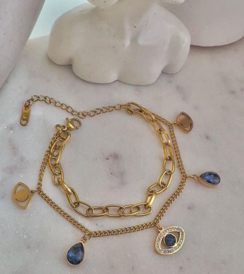 Evil Eye Charm Bracelet