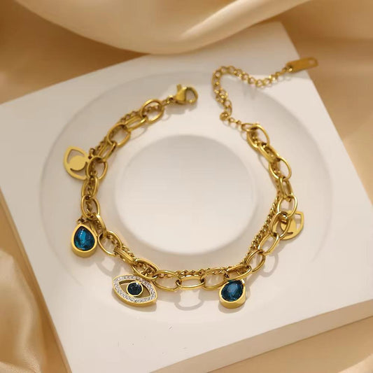 Evil Eye Charm Bracelet